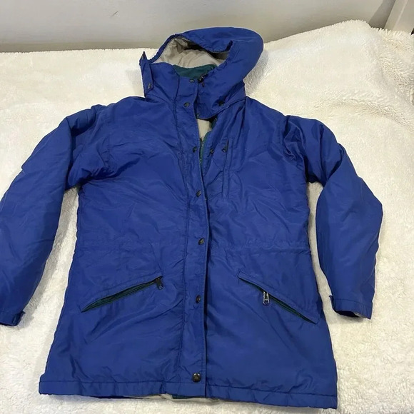 L.L. Bean Jackets & Blazers - VTG LL Bean Penobscot Parka Jacket Women's S Full Zip Coat‎ Hood USA Made